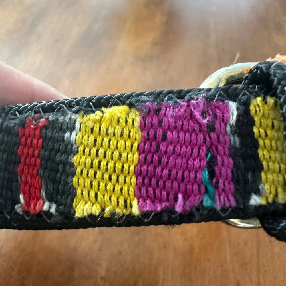 Capezio woven cloth belt
